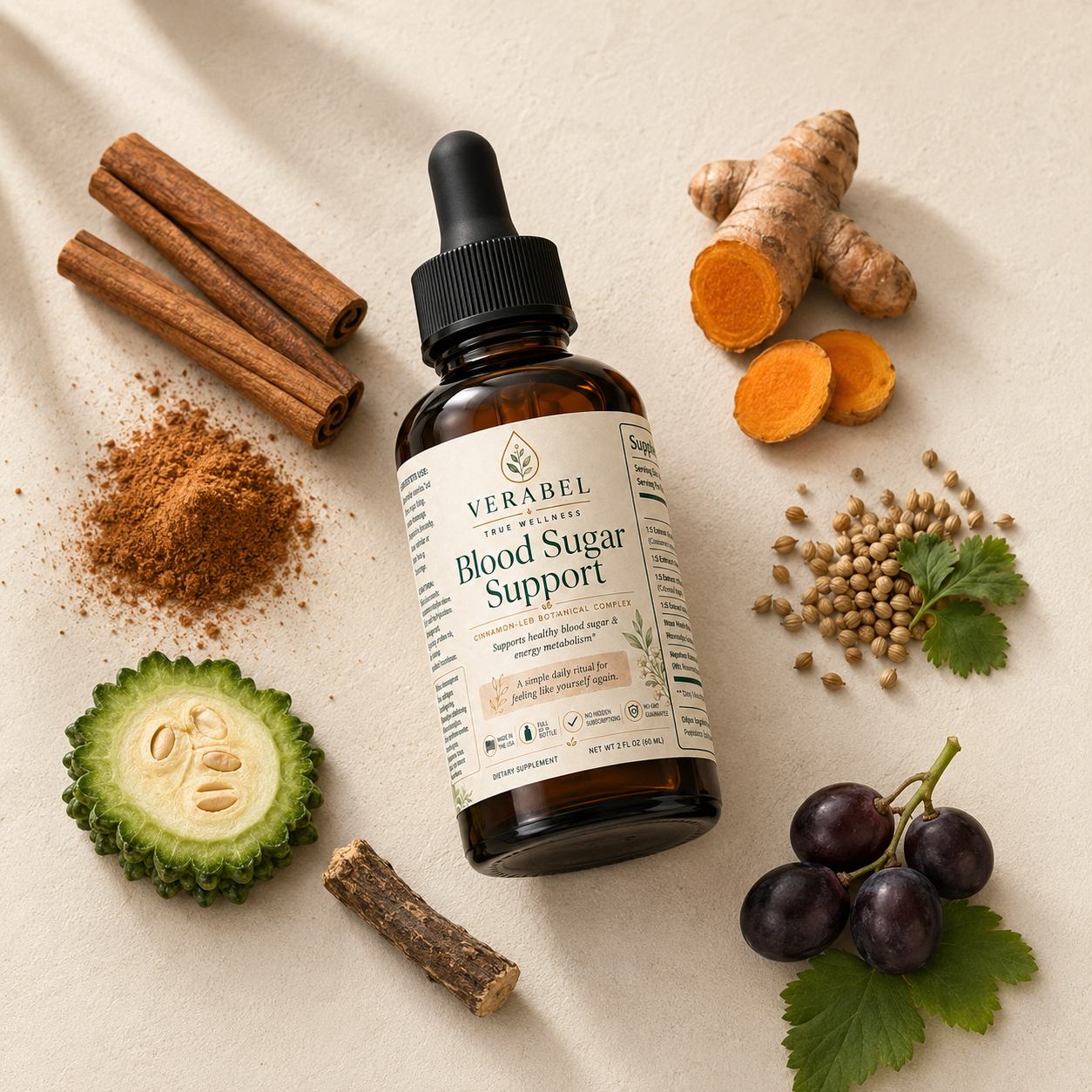 Blood Sugar / Metabolism Complex — Cinnamon-Led Liquid Drops